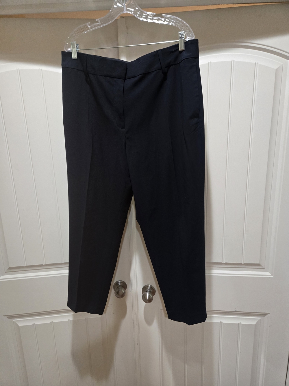 H&M Navy Blue Women's Trousers  Size 16 EUC